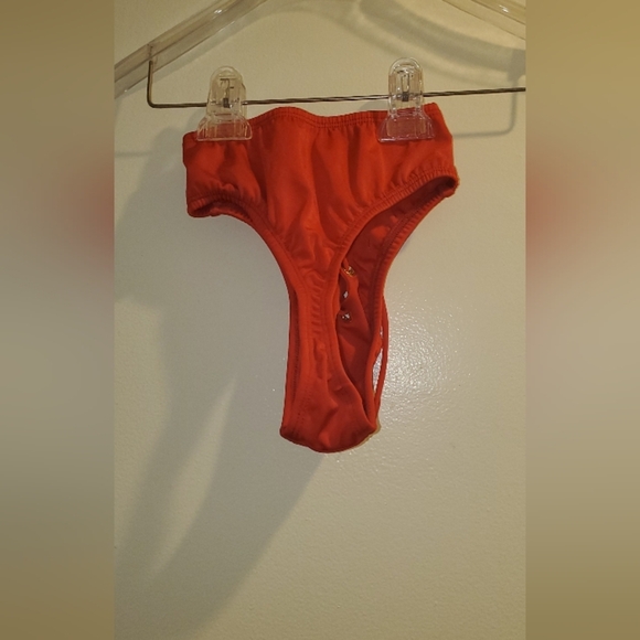 Two pieces lace up S Bartender Outfit dancer and swimsuit High Waisted - Picture 9 of 13